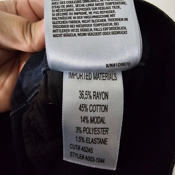 AGOLDE Sophie High Rise Dark Wash Skinny Jeans - Picture 7 of 11